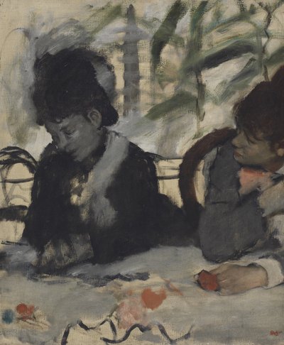 At the Cafe, c.1875-7  by Edgar Degas